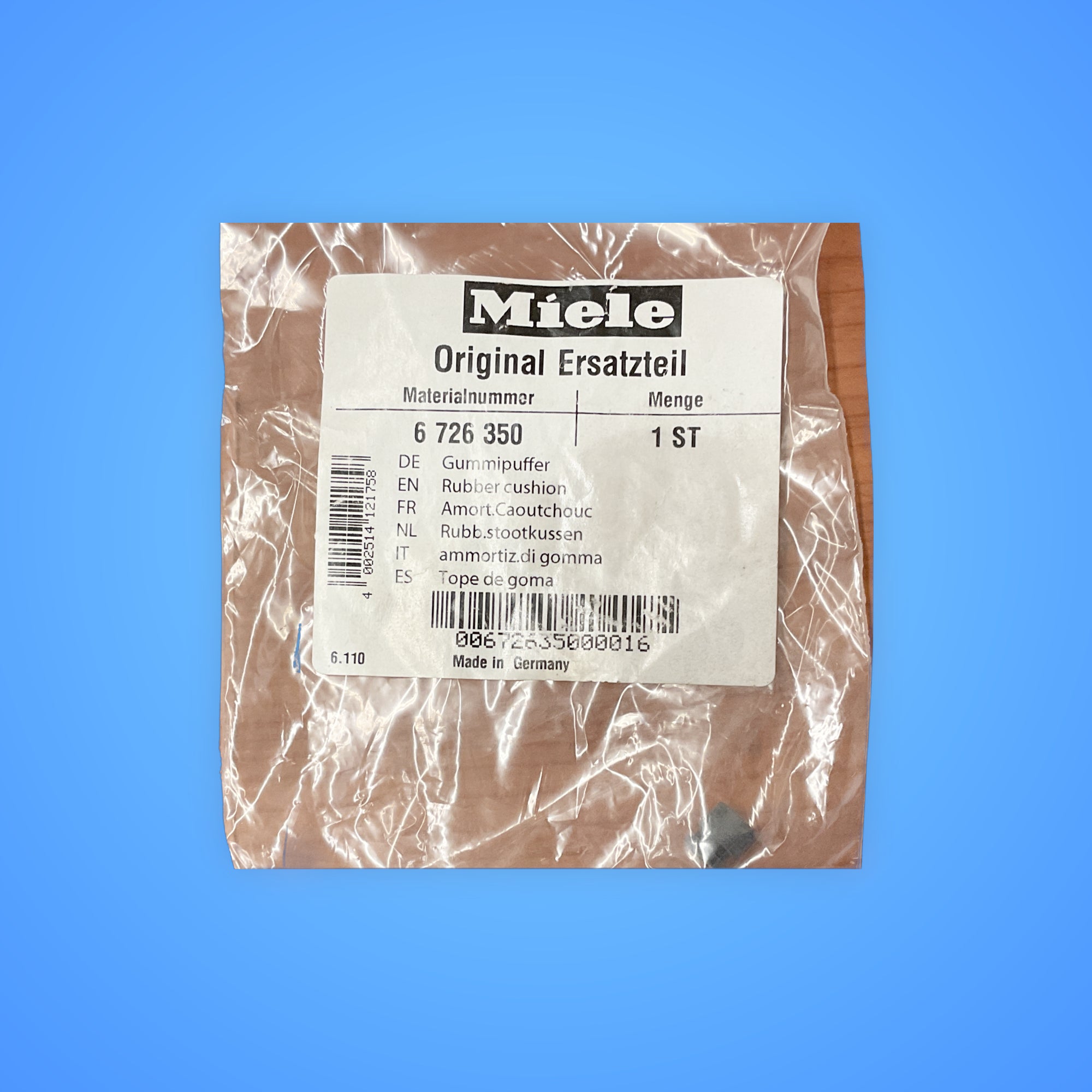 Miele / Parts / Grinder Cushion / CM5 / CM6 | Arbor Vacuum