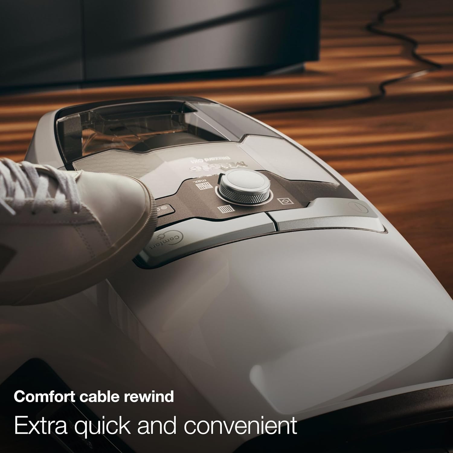 Miele Blizzard CX1 Cat & Dog Bagless Canister Vacuum, Lotus White